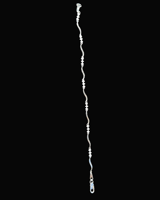 10K White Gold Tennis Bracelet