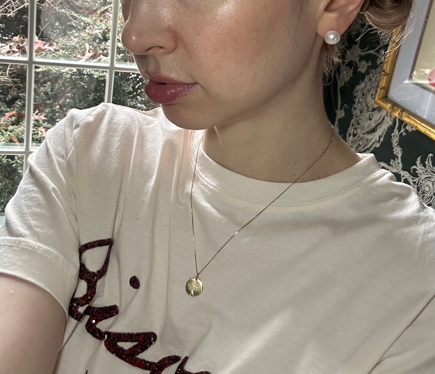 14k Solid Gold Tree of Life Necklace