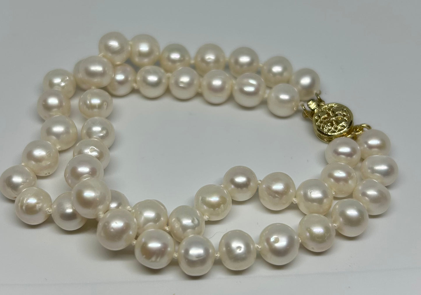 Double-Strand 8mm Pearl Bracelet