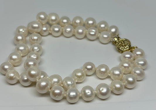 Double-Strand 8mm Pearl Bracelet