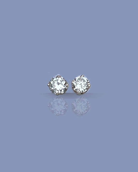 14K Solid Gold 1/3 Ct. tw Diamond Stud Earrings SI-G