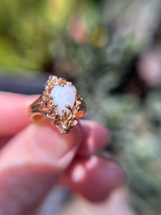 14k Gold Opal