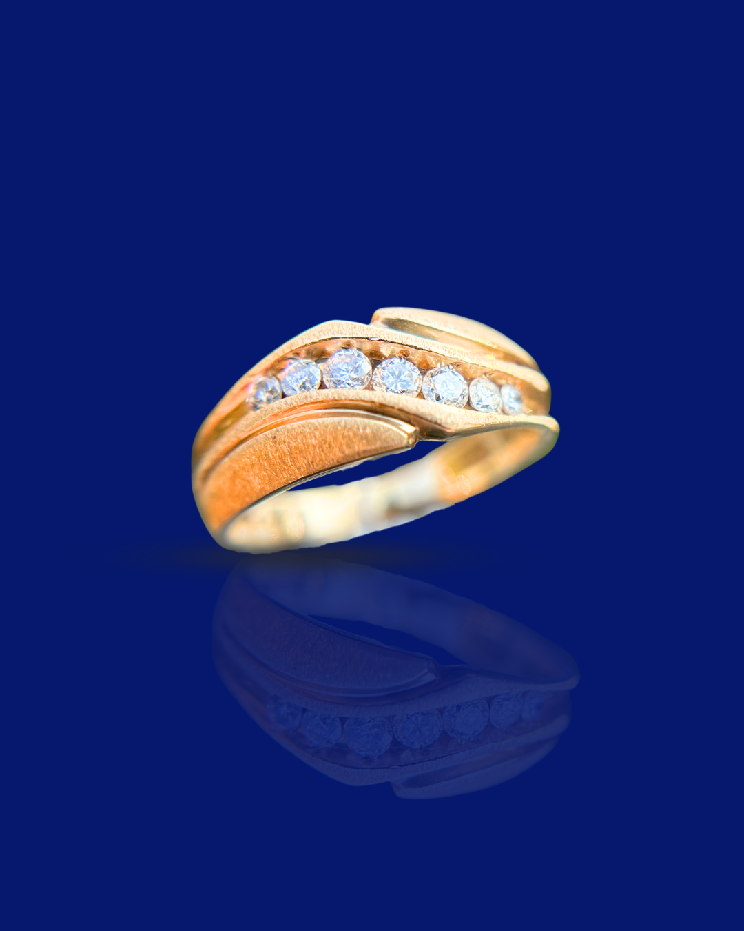 Estate 14K Gold .56cttw Diamond Ring